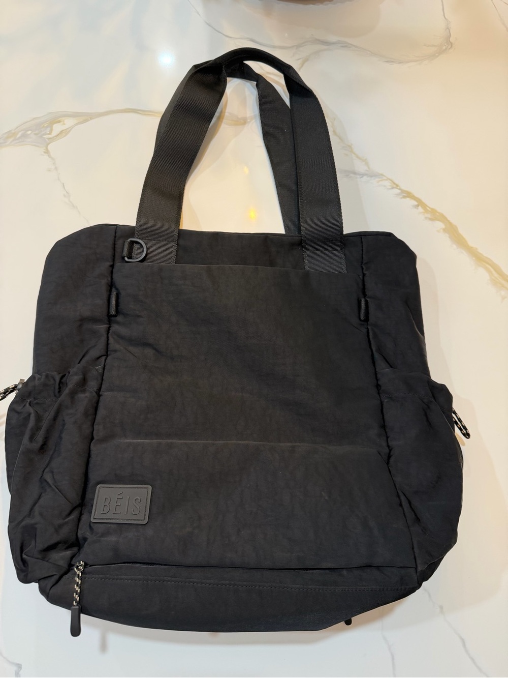 Black Nylon Tote Bag - Beis